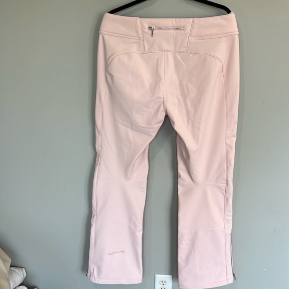Obermeyer Clio Softshell Ski Pant in Sand Pink - Picture 2 of 4